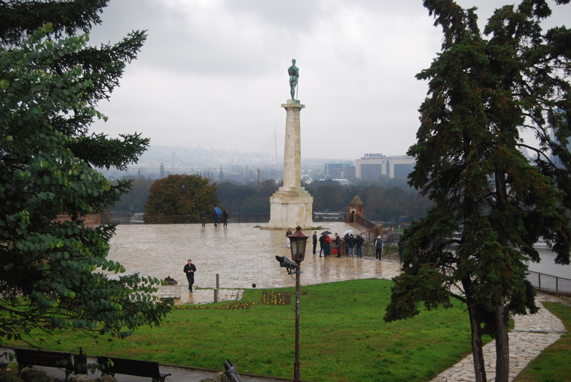 28 - The Pobednik monument located in the Kalemegdan Fortress in Belgrade, Serbia
